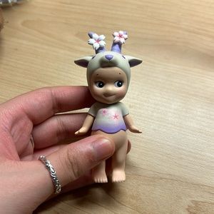 night cherry blossom goat sonny angel